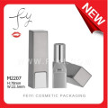 Luxe Silver Unique Square Lipstick Tube